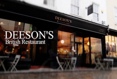 Deeson's British Restaurant for hire