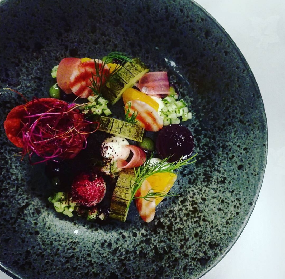 British Style Cuisine Featuring Braised Lamb Shank