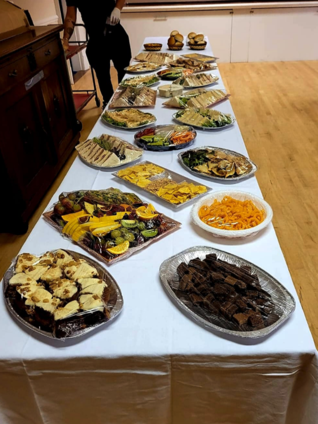 Beautiful English Cold Buffet With Dessert Options