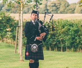 Professional Bagpiper Cliff Hall will Create Instant Atmosphere