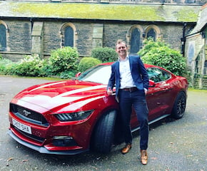 Arrive In Style In This Rare Pearessence Ruby Red  Mustang GT
