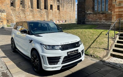 Stunning White Range Rover Sport