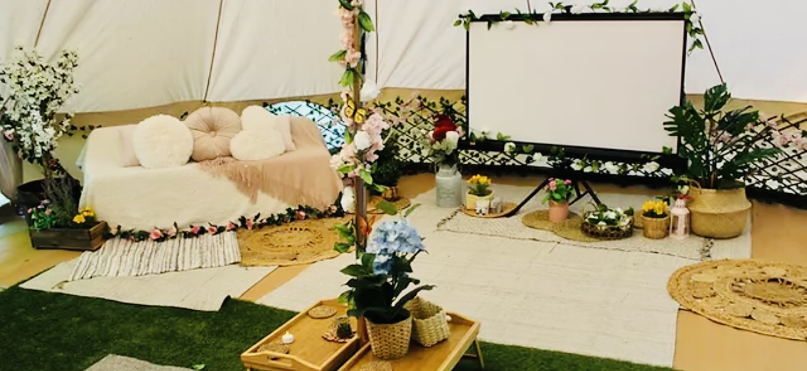 Elegant Secret Garden 7-Metres Chill Out Bell Tent