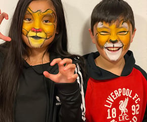 Inspiring Face Painting with Artistic Flair