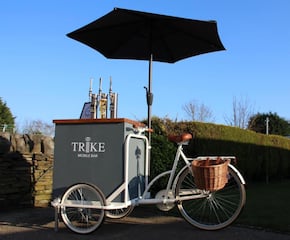 Unique Vintage Style All-Inclusive Mobile Trike Bar
