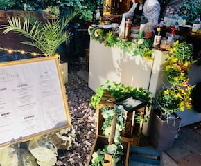 Unique Rustic Pop-Up Cocktail Bar