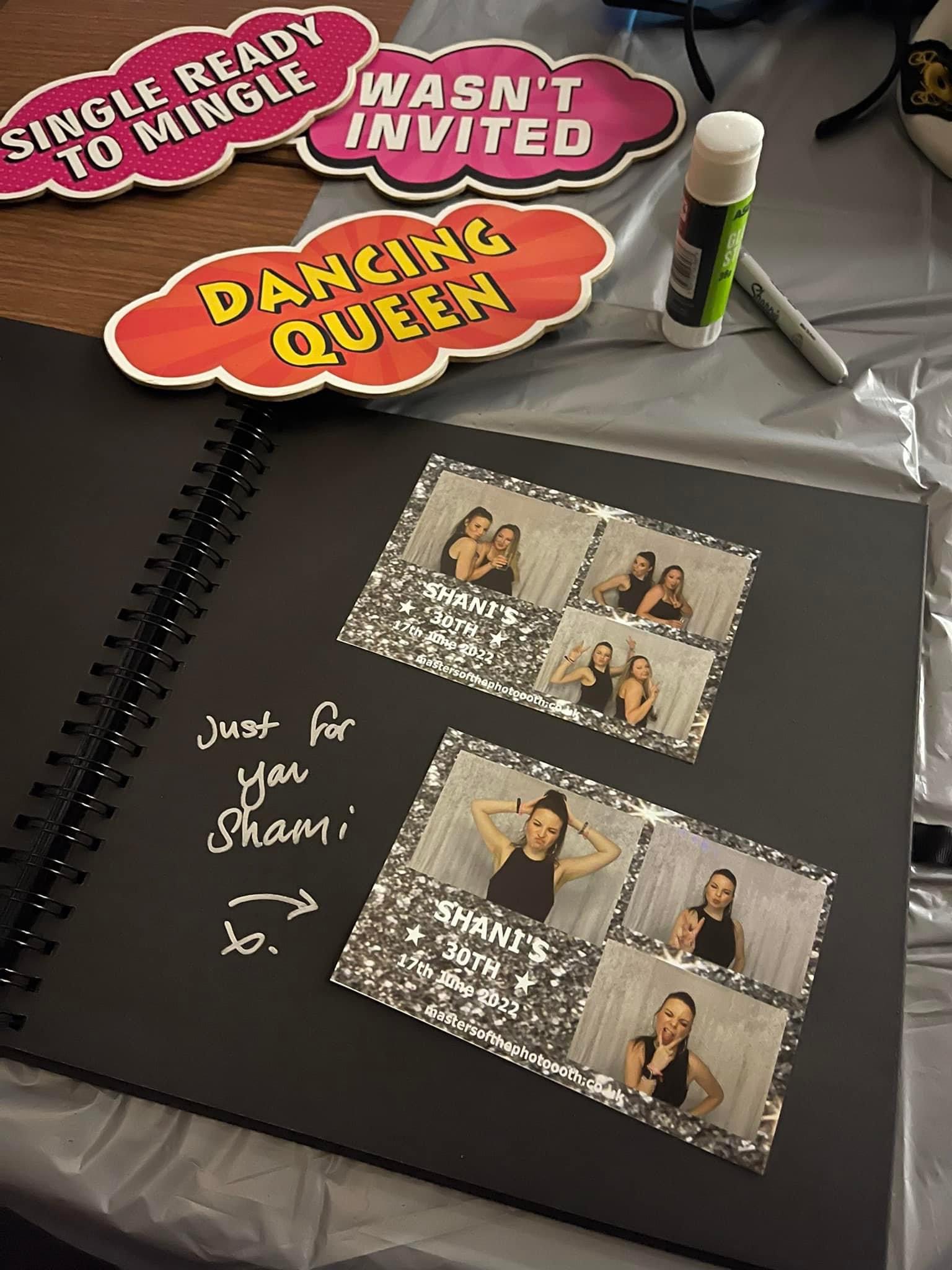 Chesterfield Style Enclosed Photo Booth with Fun Props