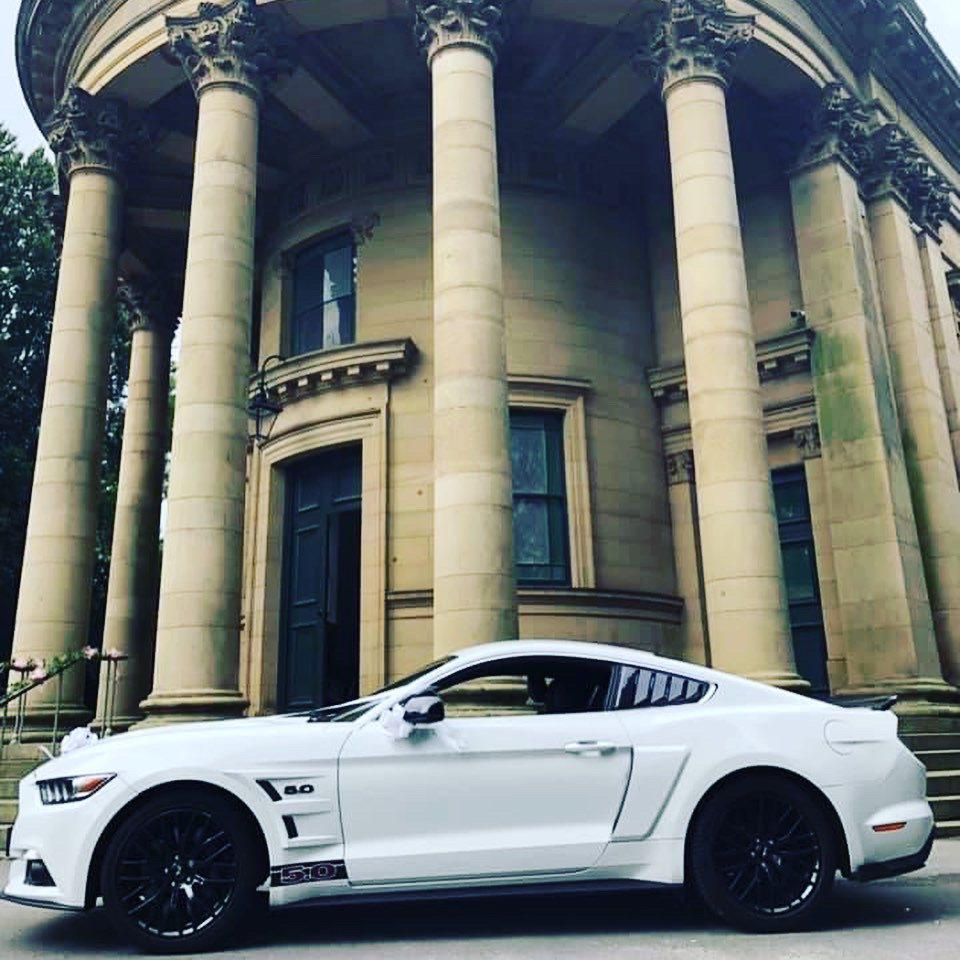 Arrive In Style In A White Mustang GT!