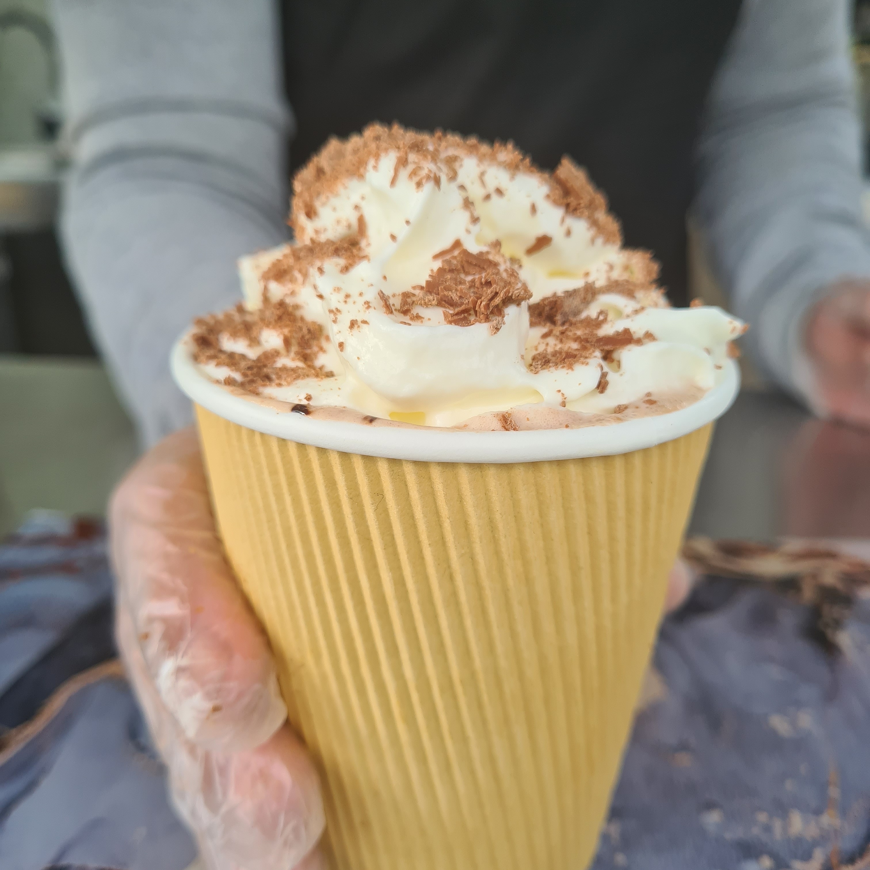 A Range of Speciality Hot Drinks & Artisan Bakes
