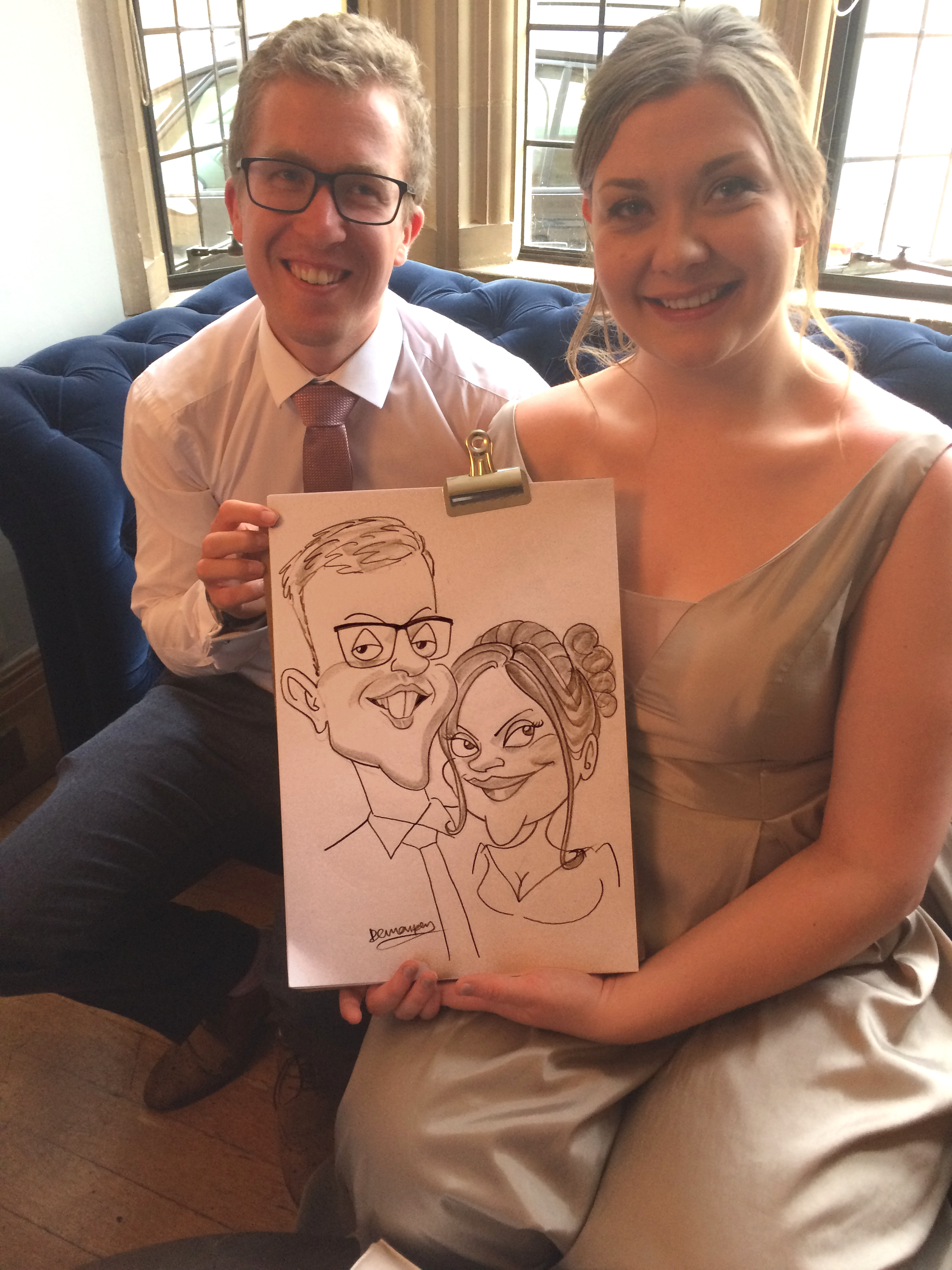 Quick Draw Caricaturist Extraordinaire Charlie Everett