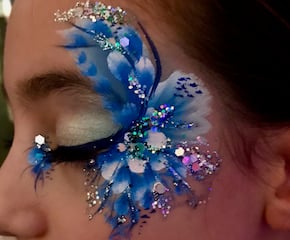 Exquisite, Professsional, Creative Face & Body Art / Adult Glitter Make-up