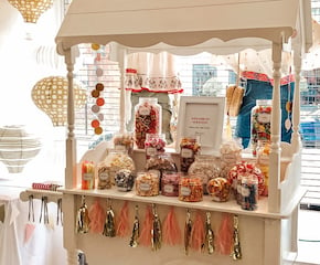 Luxury Candy Cart with 28 Different Sweets