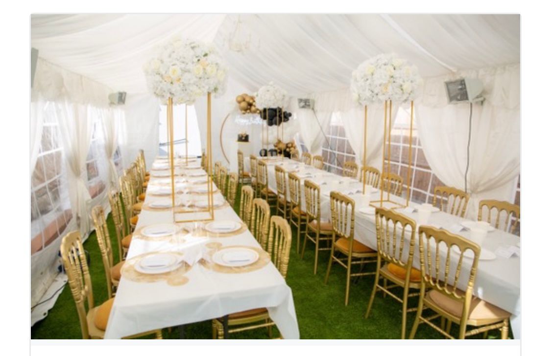White 3m x 6m Marquee Party Tent