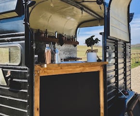 Fabulous Drinks Served From A Rustic Horsebox