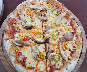 Homemade Pizzas with Fresh Seasonal Toppings