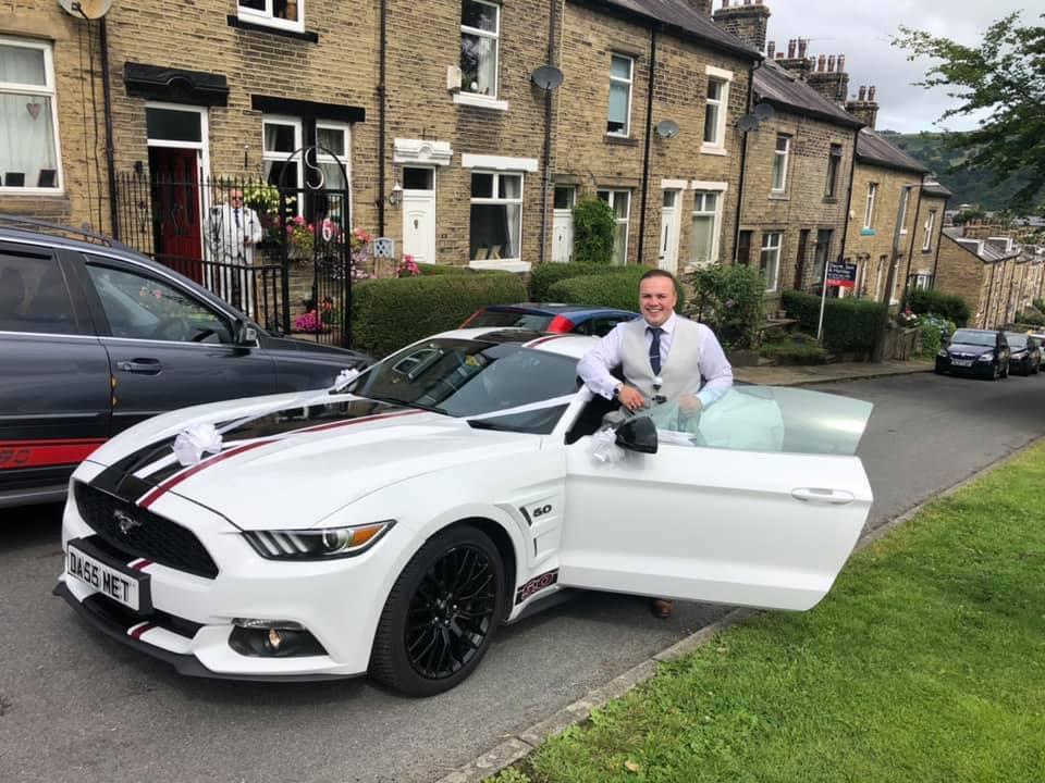 Arrive In Style In A White Mustang GT!