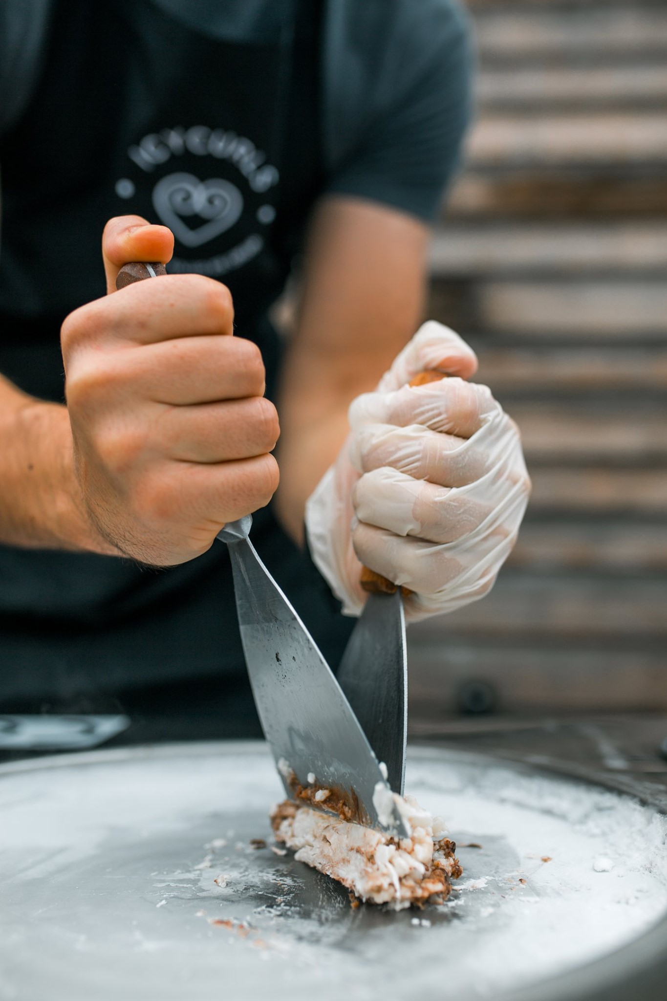 Unlimited Rolled Ice Cream Made In Front Of Your Eyes!
