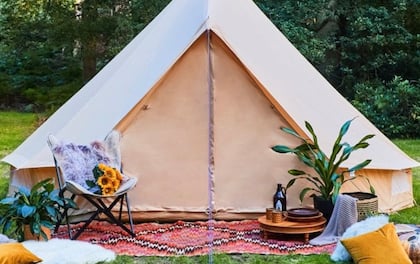 Beautifully Decorated and Furnished Bell Tent