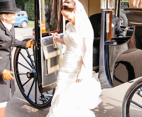 Arrive In Style With Cinderella's Glass Carriage