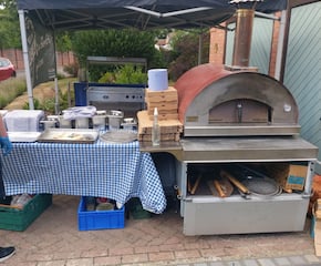 Traditional Wood-Fired Pizzas with Optional Extras
