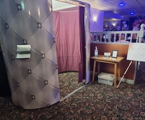 Enclosed Photobooth with Fun Props to Make Magical Memories