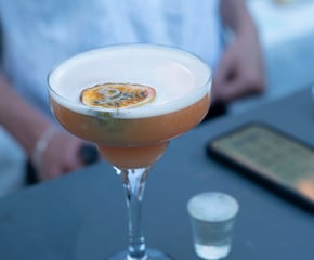 Stylish Pop-Up Cocktil Bar Serving Wine, Beer & Spirits Too