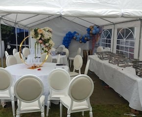 Luxury White Tent Marquee Hire 4m x 8m