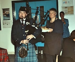 Bagpiper George Brings Traditional Scottish Music