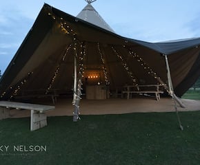 Magical Tipi Hire For 100 Guests