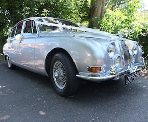 Classic Metallic Silver 1964 Jaguar
