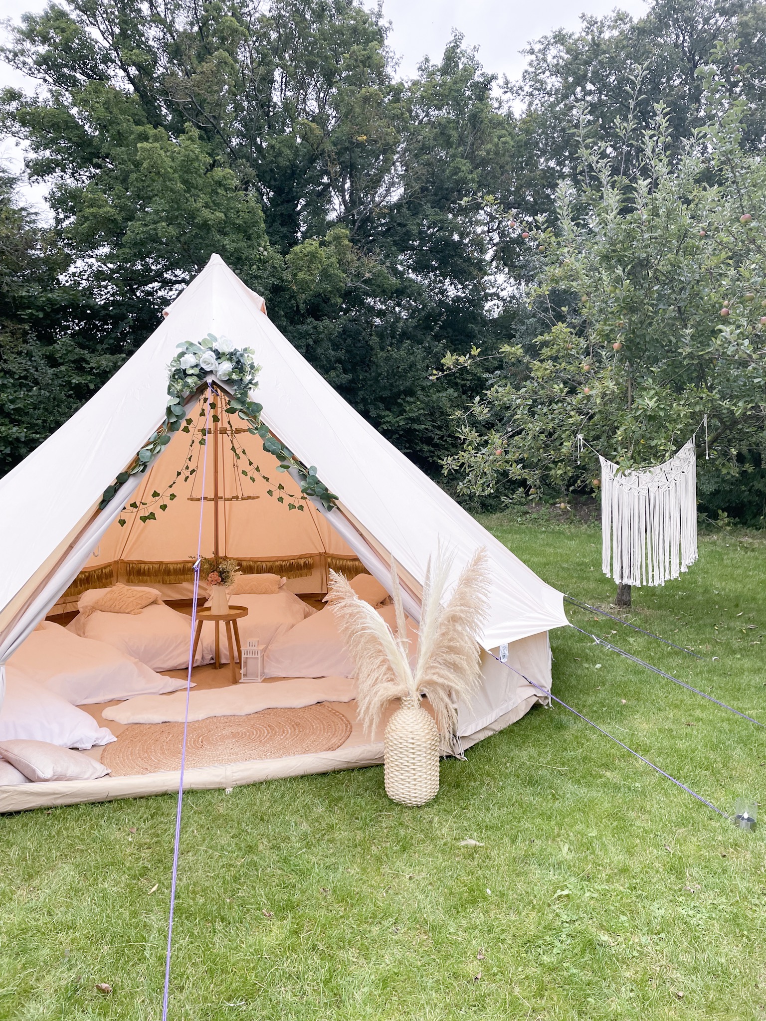 Luxury Bell Tent Hire Sleepover Glamping