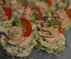 Perfect Handcrafted Canapes with Sweet & Savoury Options