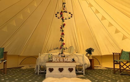 Spend Your Wedding Night In Our Stunning 6M Bell Tent!