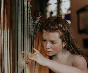 Exceptional Harpist Isabel with Rich, Magical Sound