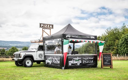 Wood-Fired Pizza from Our Iconic Land Rover Defender