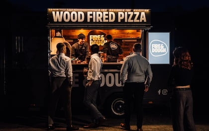 Authentic Wood-Fired Pizzas from Converted Truck