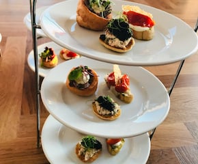 Beautifully Crafted Canapés Include Mini Yorkshire Pudding