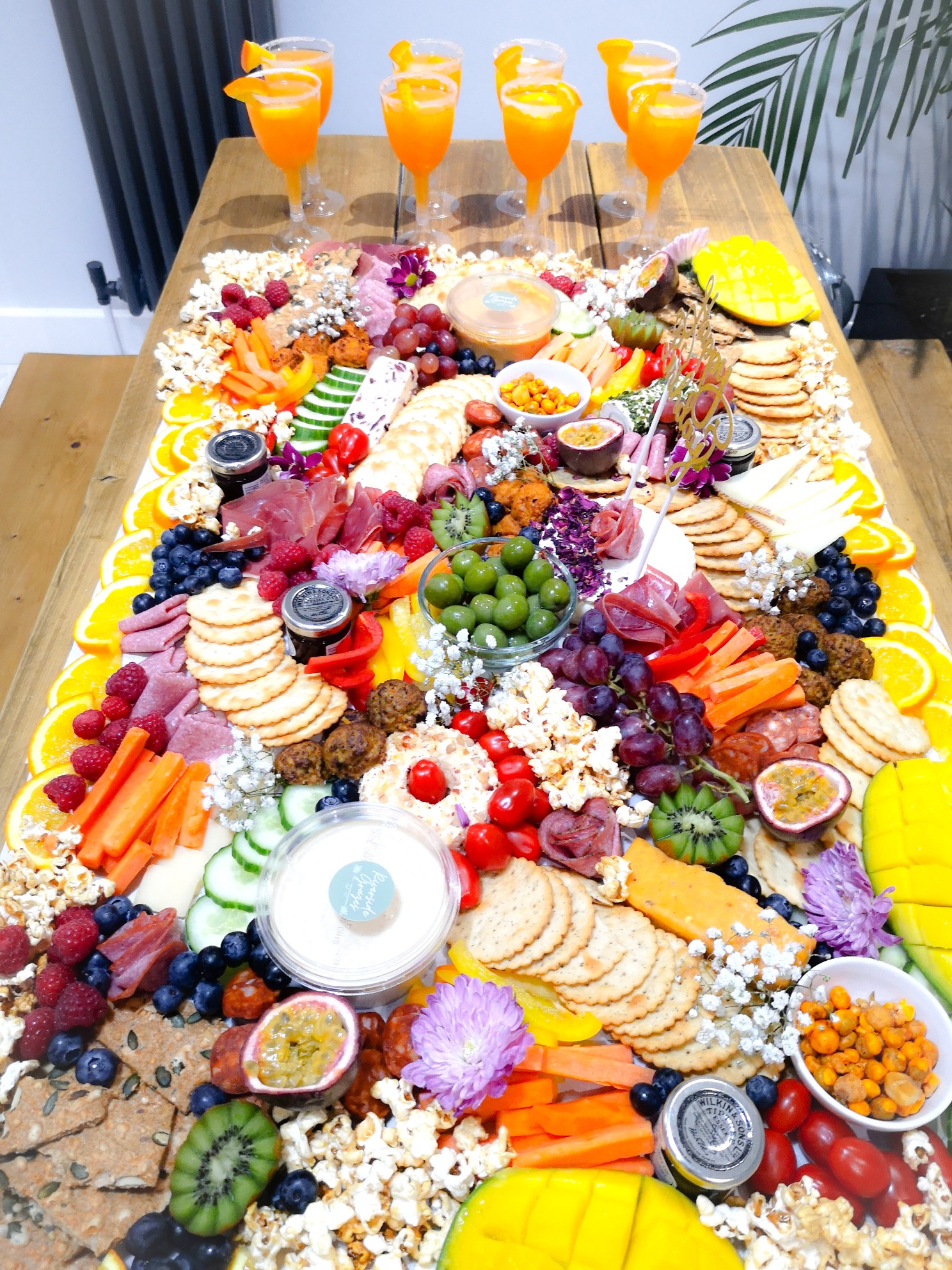 Grazing Table with Cured Meats & Cheese