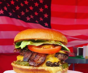 Old School American Smashed Burgers
