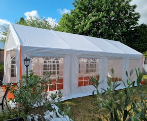 White Party Tent Marquee 4m x 6m