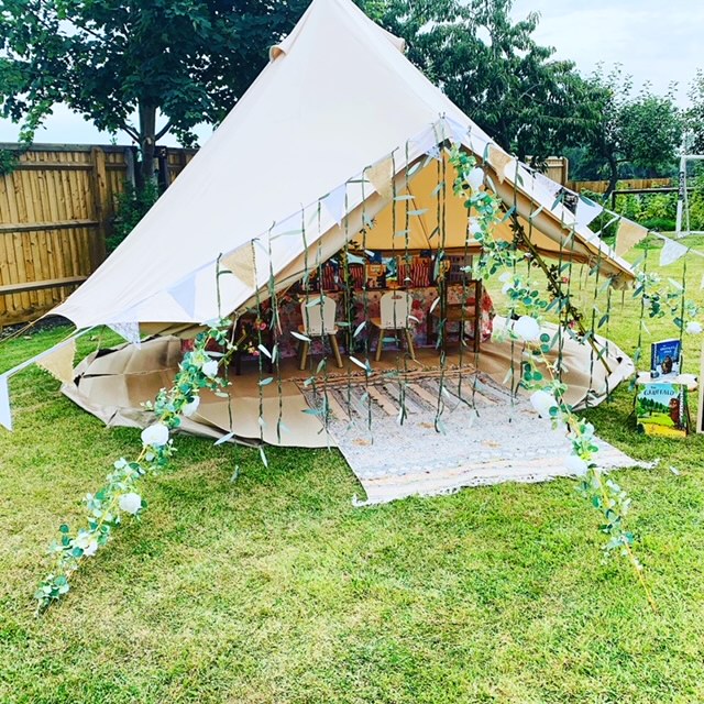 Beautiful, Outdoor Bell Tent