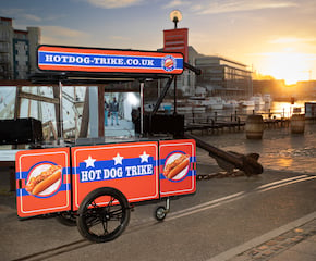Mobile Trike Serving American Subway Style Hot Dogs