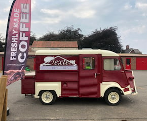 Vintage Crepe Food Truck with Sweet Toppings