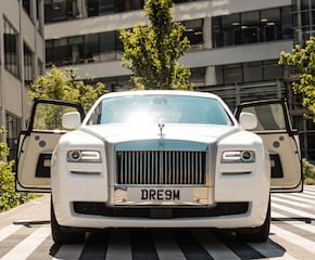 Luxury White Rolls Royce Ghost