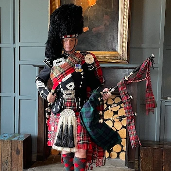 Pipe Major David McRobb