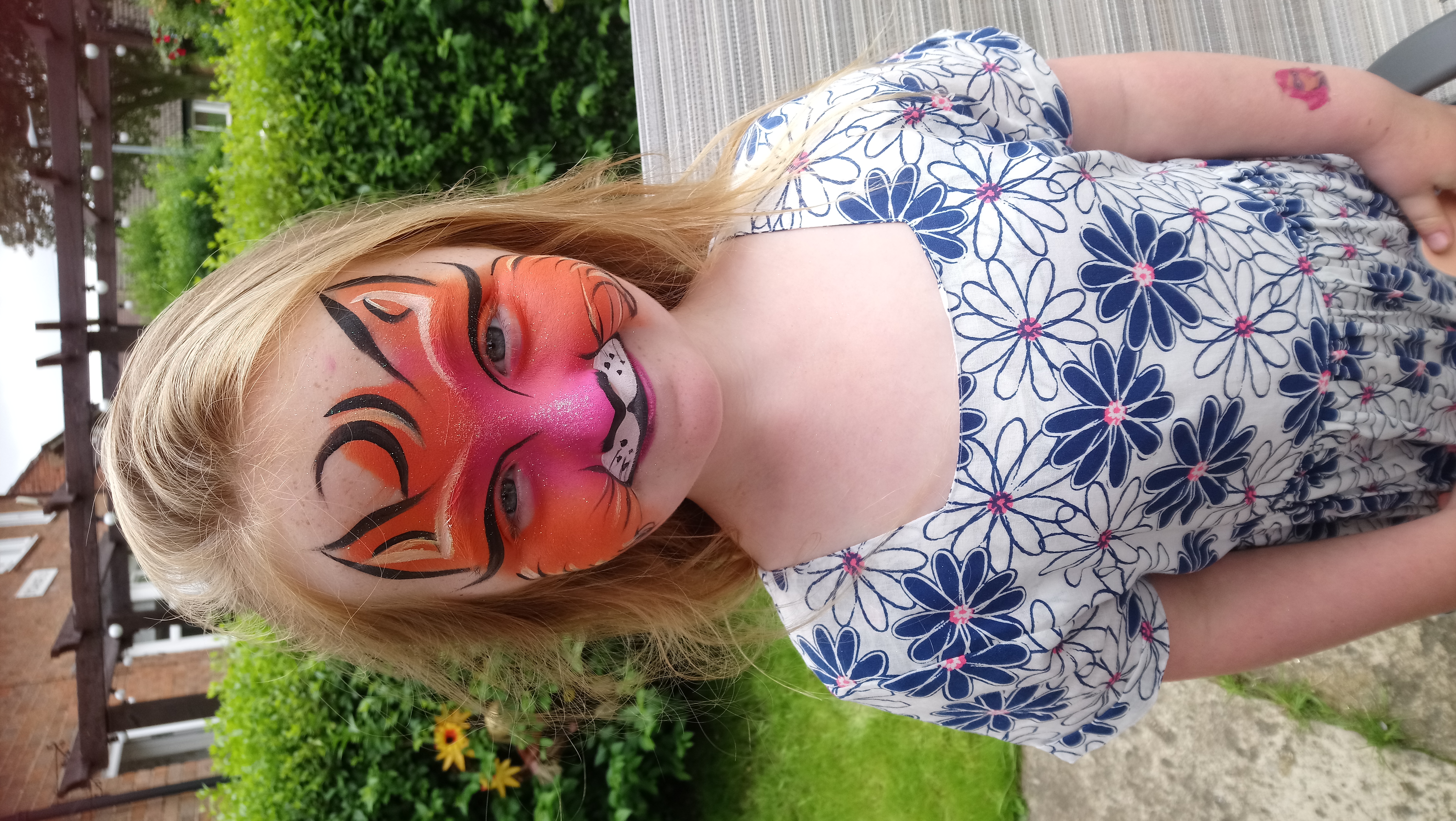 Face Painting With Plenty Of Sparkles & Gems For That Wow Factor