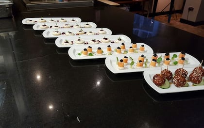 Canape Selection with Waiters