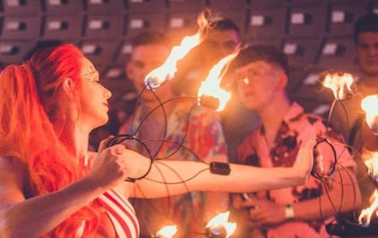 Heat Things Up with Our Spectacular Fire Performer