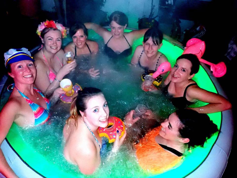 40 Degrees of Bubbling Bliss with Professional Hot Tub