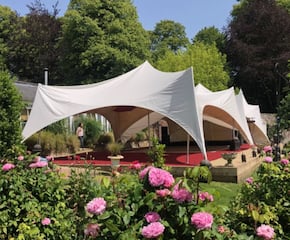 Furnished 28ft x 38ft Capri Marque & 20ft X 20ft Marquee